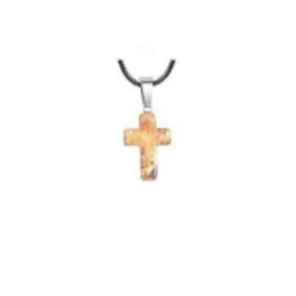 Cross Gemstone Pendant Charms Cross Quartz Crystal Charms for Necklace Earring - Picture 1 of 1